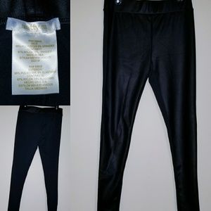 MATTY M. PONTE PANT LEGGING WITH PLEATHER